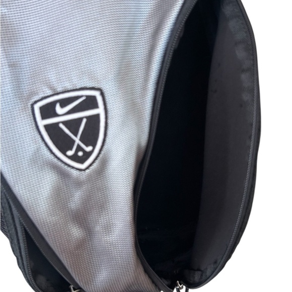 Nike Gray and Black Men's Golf Shoe Bag - Picture 3 of 6